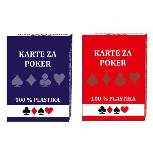 Slika KARTE ZA POKER -PLASTIKA 4940