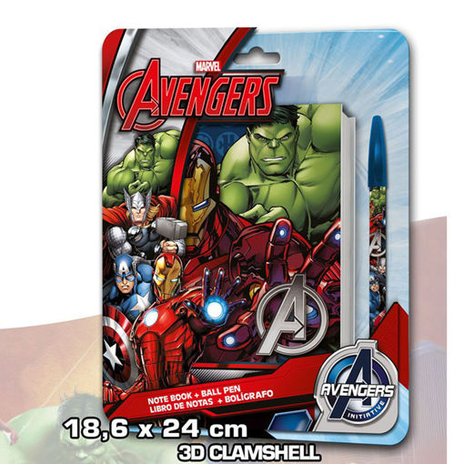 Slika DNEVNIK SET  AVENGERS 3D MV92228