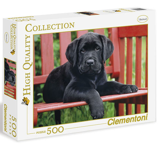 Picture of CLEMENTONI PUZZLE 500 HQC THE BLACK DOG 30346