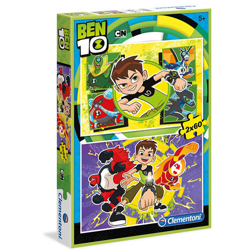 Slika CLEMENTONI PUZZLE 2X60 BEN TEN 07136