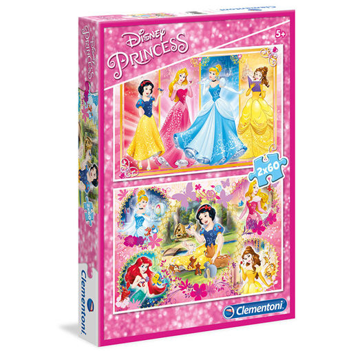 Slika CLEMENTONI PUZZLE 2X60 PRINCESS  07133