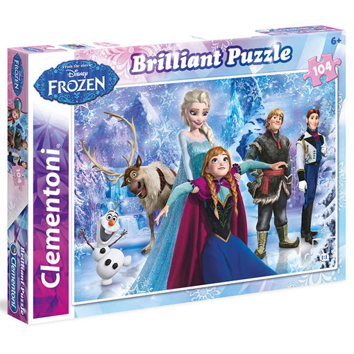 Slika CLEMENTONI PUZZLE 104 BRILLIANT FROZEN 20127