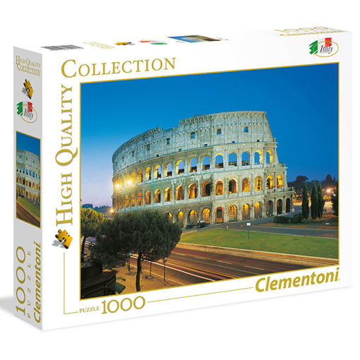 Slika CLEMENTONI PUZZLE 1000 ITALIAN COLLECTION ROMA-COLOSSEO 39457
