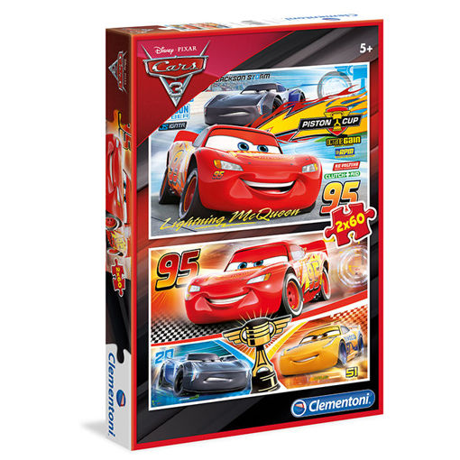 Slika CLEMENTONI PUZZLE 2X60 CARS 3 07131