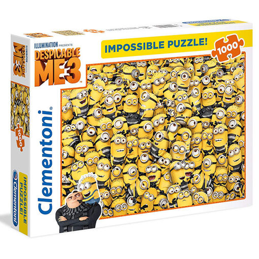 Slika CLEMENTONI PUZZLE 1000 IMPOSSIBLE DESPICABLE ME 39408