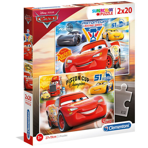 Slika CLEMENTONI PUZZLE 2X20 CARS 3 07027