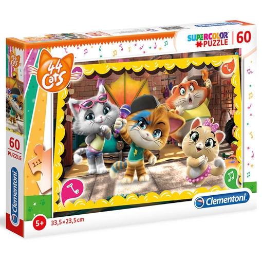 Slika CLEMENTONI PUZZLE 60 CATS 26052