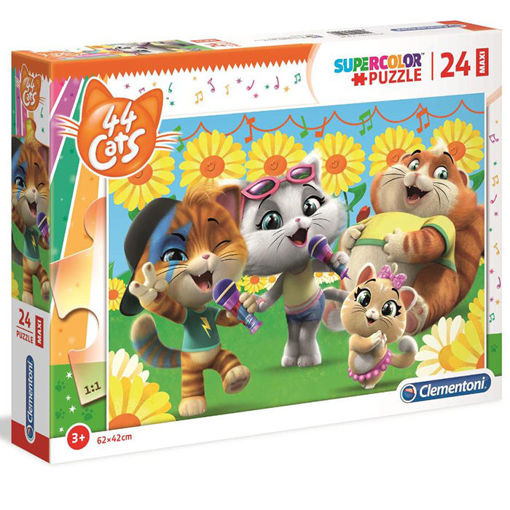 Slika CLEMENTONI PUZZLE 24 MAXI 44 CATS 28500