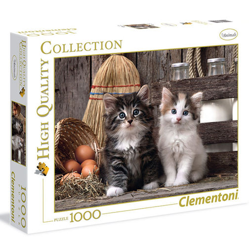 Picture of CLEMENTONI PUZZLE 1000 LOVELY KITTENS 39340