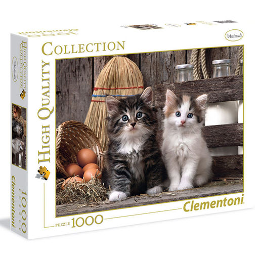 Slika CLEMENTONI PUZZLE 1000 LOVELY KITTENS 39340