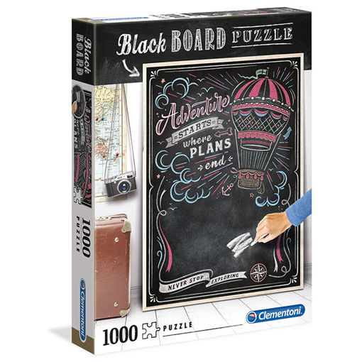 Slika CLEMENTONI PUZZLE 1000 BLACKBOARD 39478