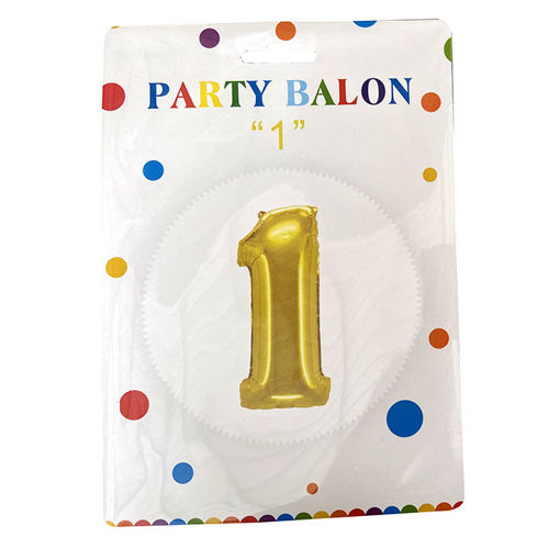 Slika PARTY BALON BROJ 1 FOLIJA 634011-1