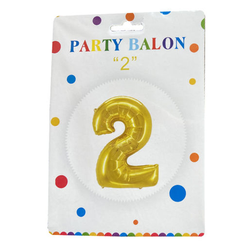 Slika PARTY BALON BROJ 2 FOLIJA 634011-2