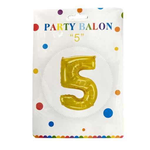 Slika PARTY BALON BROJ 5 FOLIJA 634011-5