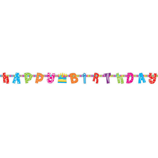 Slika PARTY BANNER "HAPPY BIRTHDAY" 600100