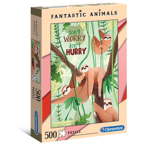 Slika CLEMENTONI PUZZLE 500 FANTASTIC ANIMALS 3 35068