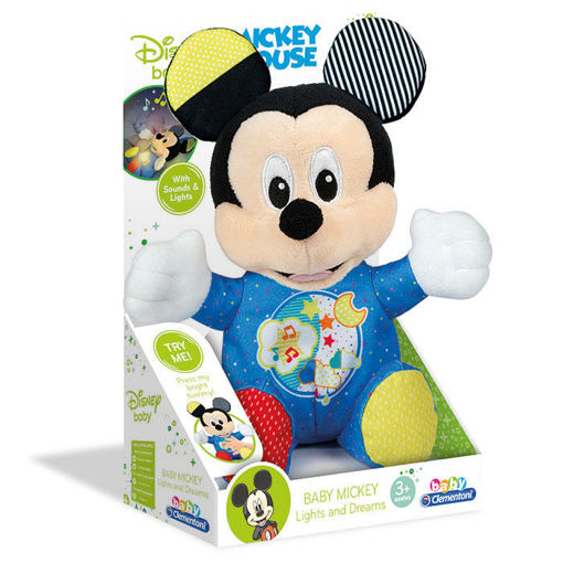 Slika CLEMENTONI BABY DISNEY MICKEY PLIŠ SA SVJETLOM 17206