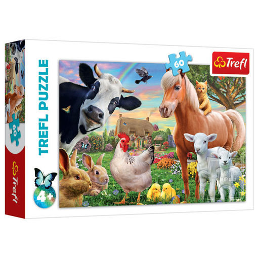 Slika PUZZLE 60 VESELA FARMA 17320