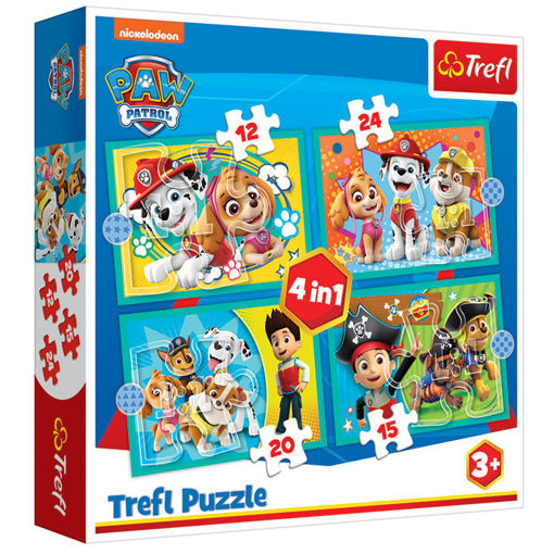 Slika PUZZLE 4 U 1 PAW PATROL 34346