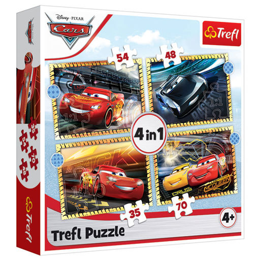 Slika PUZZLE 4 U 1 CARS 34608