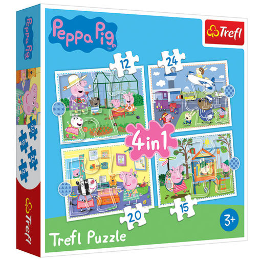 Slika PUZZLE 4 U 1 PEPPA PIG 34359