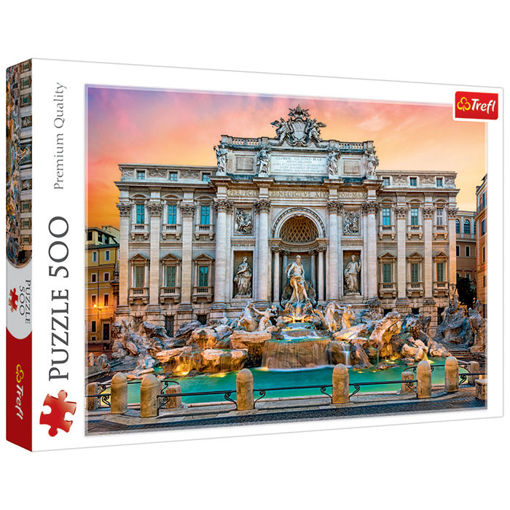 Slika PUZZLE 500 FONTANA DI TREVI 37292