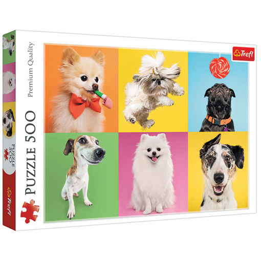 Slika PUZZLE 500 DOGS 37378