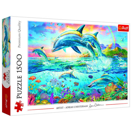 Slika PUZZLE 1500 DOPLHINS 26162