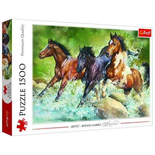 Slika PUZZLE 1500 HORSES 26148