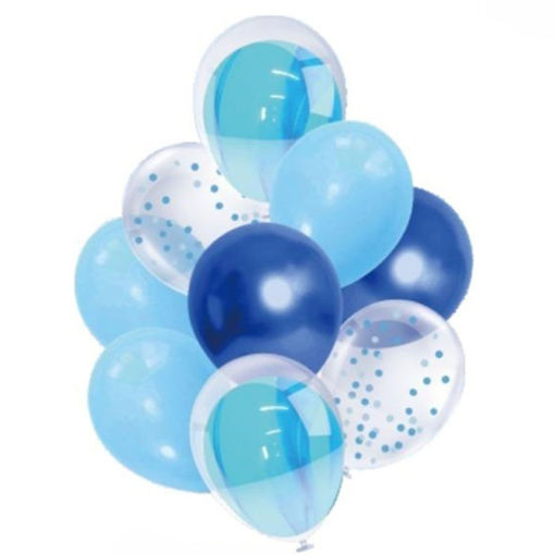 Slika PARTY BALON ZA PUHANJE 21070338 "PARTY SET- BLUE" 9/1