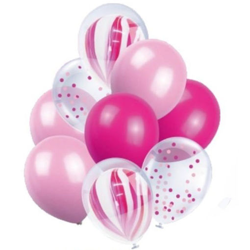 Slika PARTY BALON ZA PUHANJE 21070340 "PARTY SET-PINK" 9/1