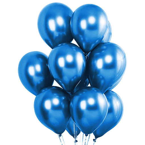 Slika PARTY BALON ZA PUHANJE 294-BLUE-METALIC 6 /1