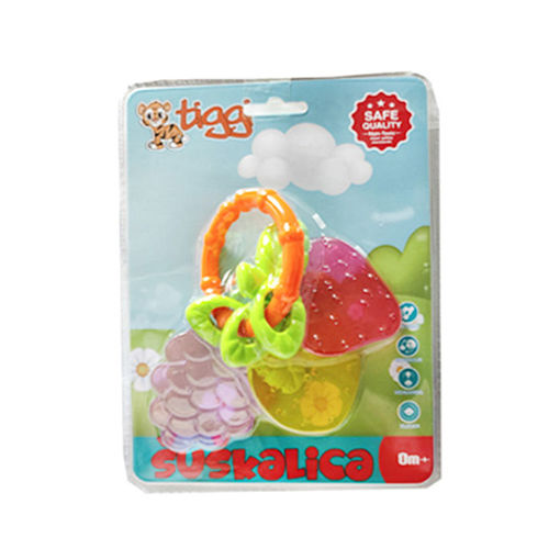 Slika BABY ŠUŠKALICA GUMENA TIGGI VOĆE GQS180471/SL84801-15