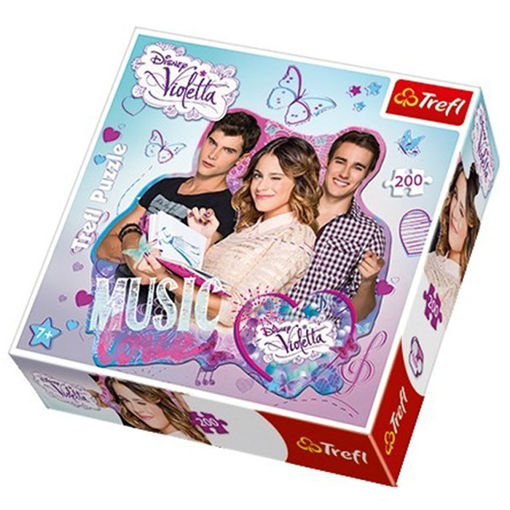 Slika TREFL PUZZLE 200 "SHAPED" / VIOLETA  39102