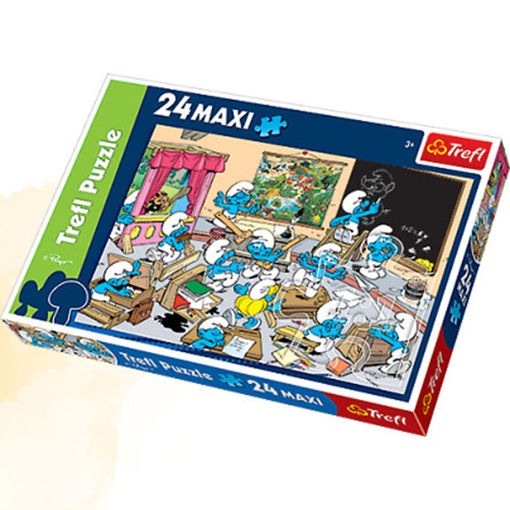 Slika TREFL PUZZLE 24 MAXI ŠTRUMPFOVI  / 14132