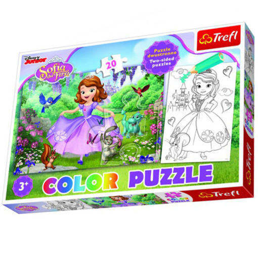 Slika TREFL PUZZLE 20 COLOR SOFIA / BOJANKA 36515