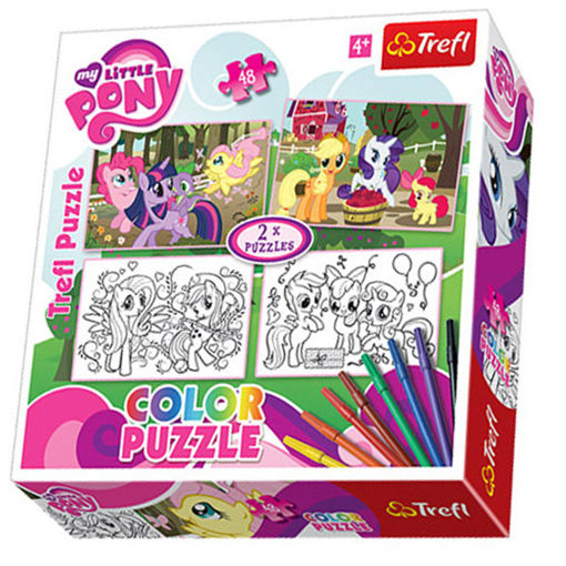 Slika TREFL PUZZLE 48+48 MY LITTLE PONY 36509