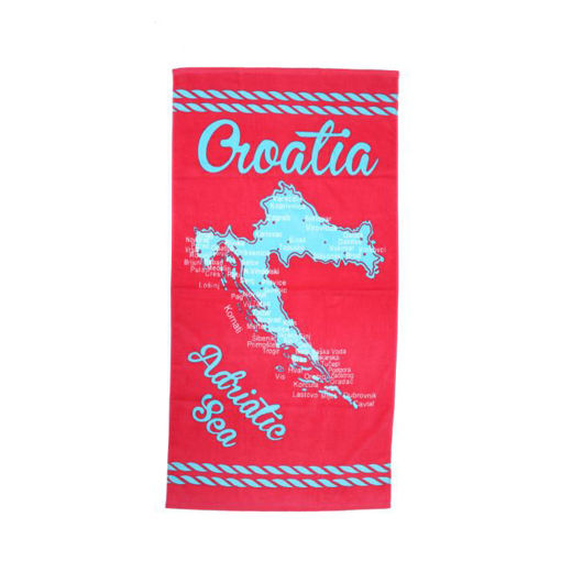 Slika RUČNIK ZA PLAŽU CROATIA B-1 75X150 CM   *