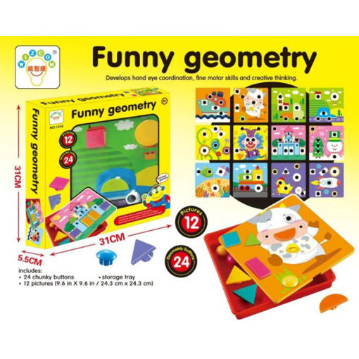 Slika DRUŠTVENA IGRA "FUNNY GEOMETRY" GQS222838